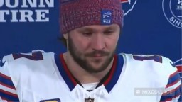 Sad Josh Allen Cries After Heartbreaking Playoff Loss To Broncos