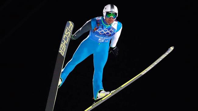Finland ski jumper Janne Ahonen at 2014 Winter Olympics