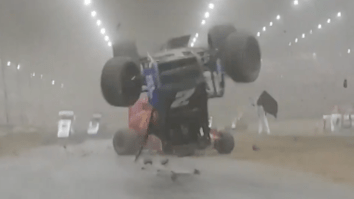 NASCAR Star Jesse Love Goes For Wild Ride During Flipping Crash At Famed Chili Bowl Dirt Race