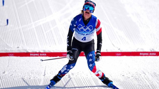 Team USA cross country skier Jessie Diggins