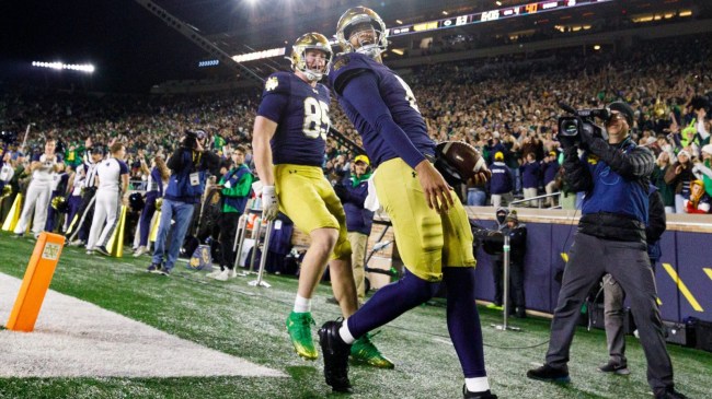 Notre Dame QB Kenny Minchey