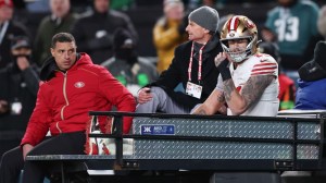 San Francisco 49ers tight end George Kittle torn achilles