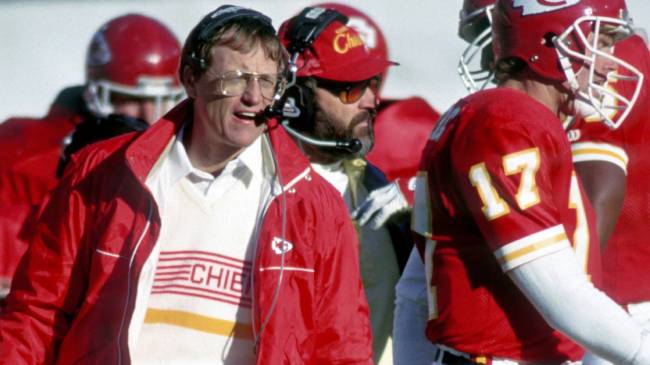 Chiefs coach Marty Schottenheimer