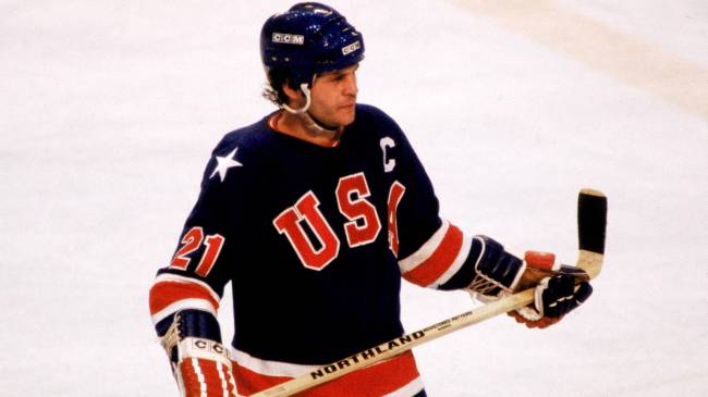 Team USA hockey captain Mike Eruzione