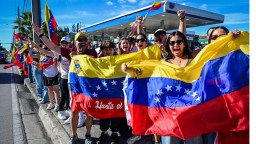 Florida Venezuelans Party In The Streets After Nicolas Maduro Captured By American Special Forces