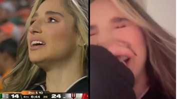 Abella Danger Breaks Down Crying After Miami’s Heartbreaking Loss To Indiana In National Championship Game