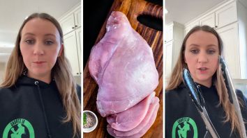 New England Woman Uses Tongs To Put Raw Chicken Into Pan. Does She Need A New Pair Of Tongs To Flip The Half-Cooked Chicken?: ‘I’ve Lived To Be Nearly 60 Years … And Have Never Used Multiple Tongs’