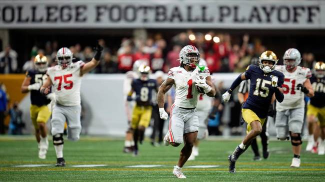 Ohio State RB Quinshon Judkins in national championship