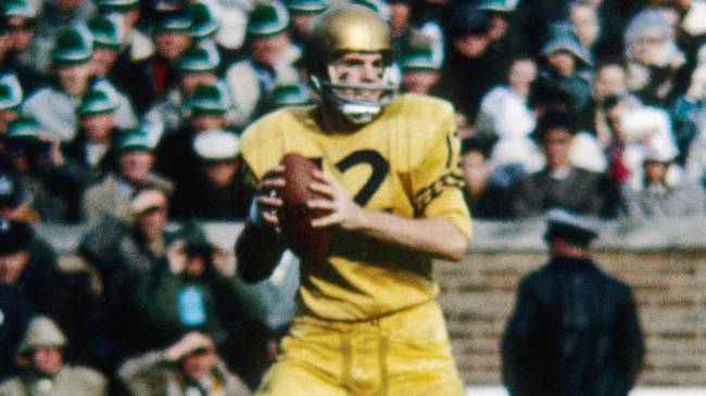 Navy QB Roger Staubach