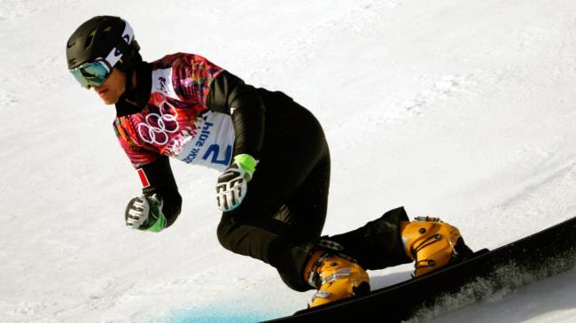 Italy snowboarder Roland Fischnaller at 2014 Winter Olympics
