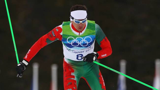 Belarus cross country skier Sergei Dolidovich at 2010 Winter Olympics