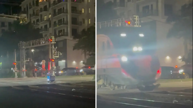Uber Eats Robot Crushed by Train