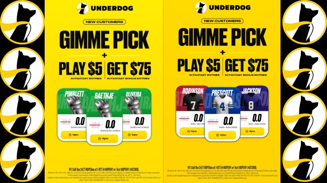 Underdog picks for UFC 324 and NFL playoffs