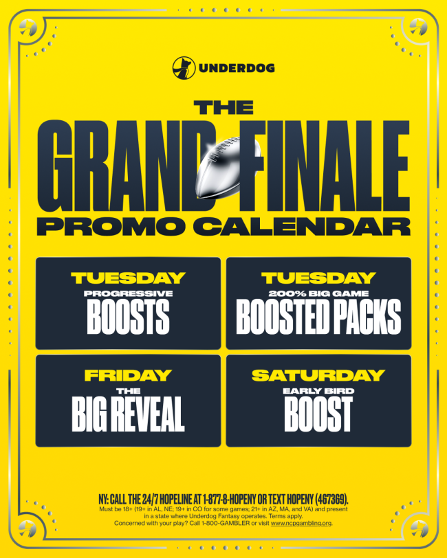 Underdog - The Big Reveal for the Super Bowl