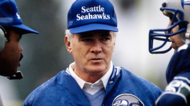 Seahawks coach Chuck Knox