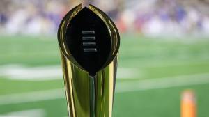 College Football Playoff national championship trophy
