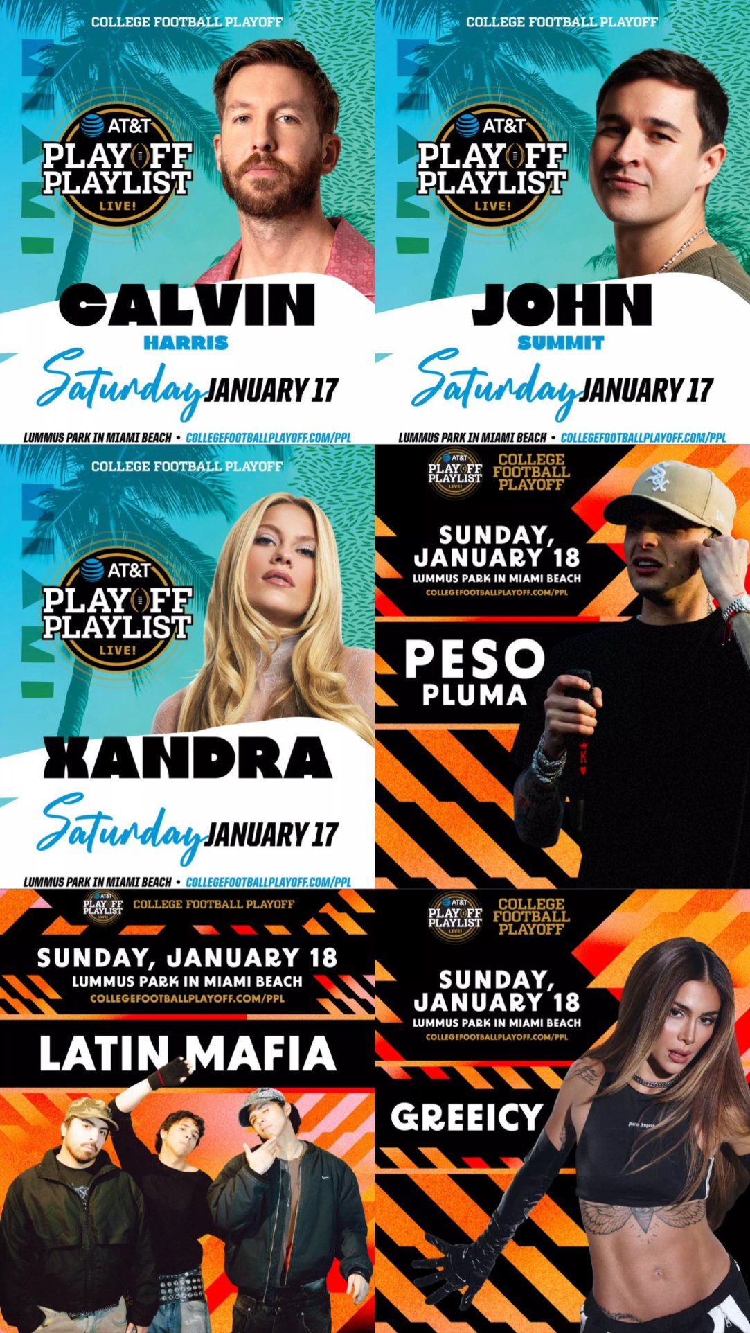 College Football Playoff Miami Free Concert