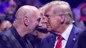 Dana White and Donald Trump at UFC 309