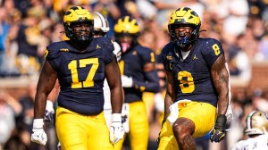 Derrick Moore Senior Bowl Fight Punch Michigan