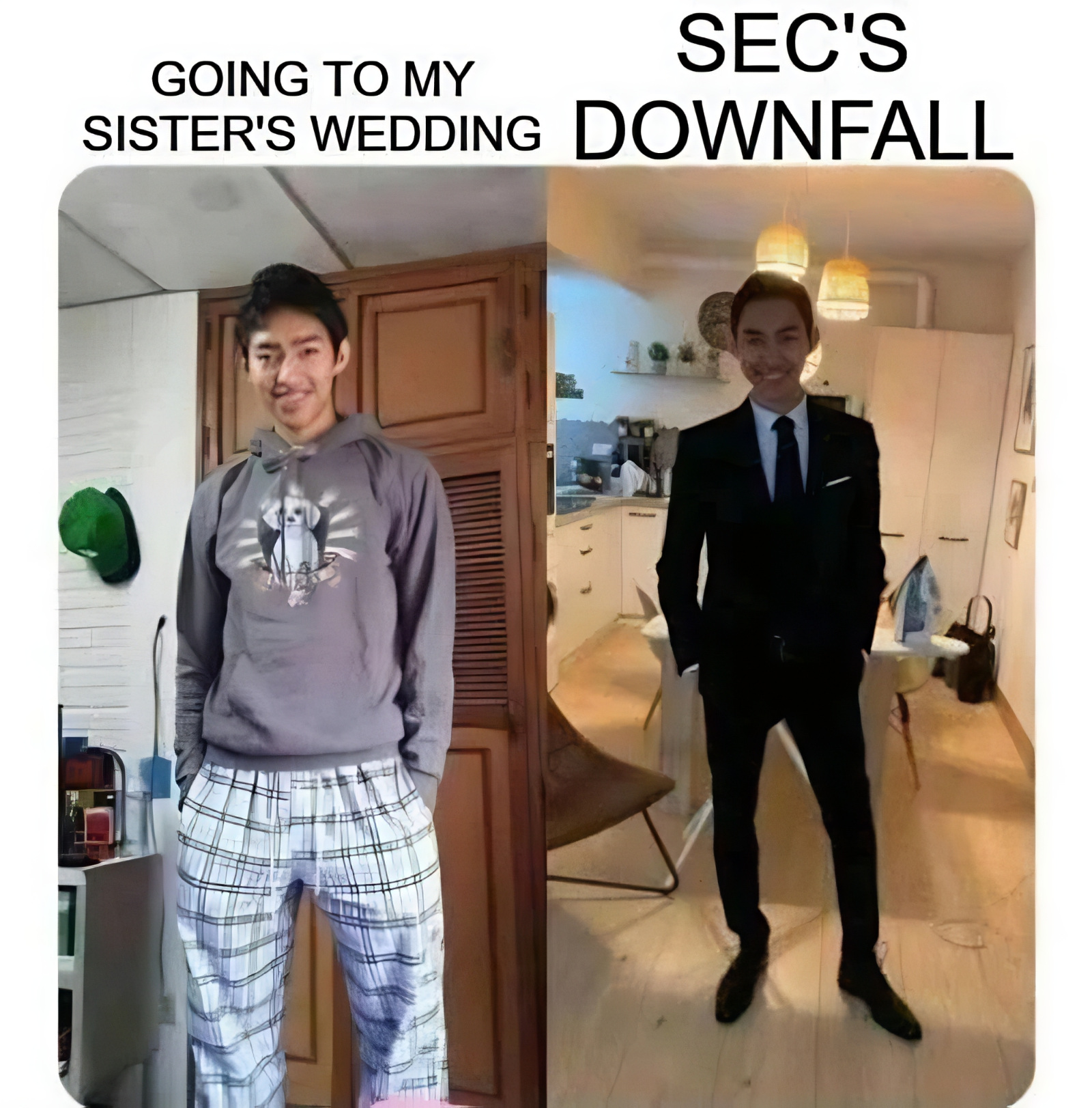 funniest college football playoffs meme about celebrating SEC football downfall