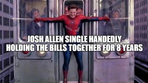 the funniest Josh Allen meme this week