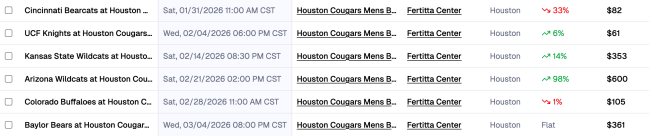 Houston One Piece ticket prices