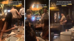 Woman’s husband is ‘rude’ to a table of women. So she makes him pay—literally