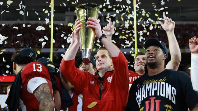 Indiana celebrates national championship