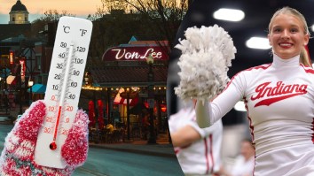 Indiana Football Fans Brave Freezing Temps In 24-Hour Campout To Witness Miami Takeover