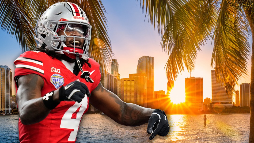 Jeremiah Smith Miami Ohio State Transfer Postgame Handshake Cotton Bowl Friends