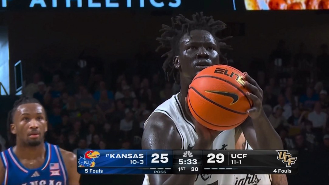 John Bol Free Throw Form College Basketball UCF Viral