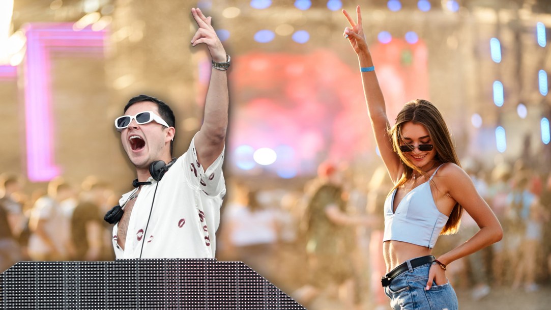 Miami Free Concert John Summit Crowd Beach Security Xandra Calvin Harris