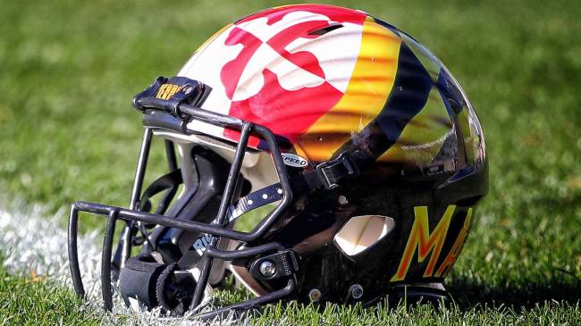 Maryland Terrapins football helmet