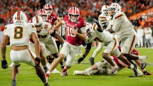 Miami Defense Play Call Signal Indiana Mendoza Quarterback Draw