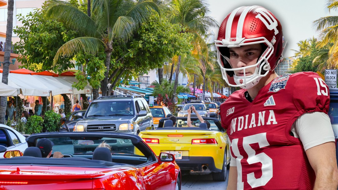 Miami Traffic College Football National Championship Indiana Uber Gridlock Tricks