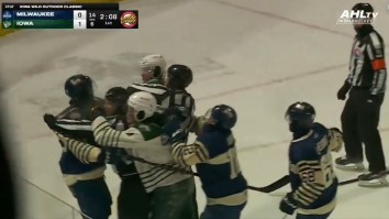 Fists Start Flying During Minnesota Hockey Fight Fueled By Revenge In Frigid Sub-Zero Temperatures
