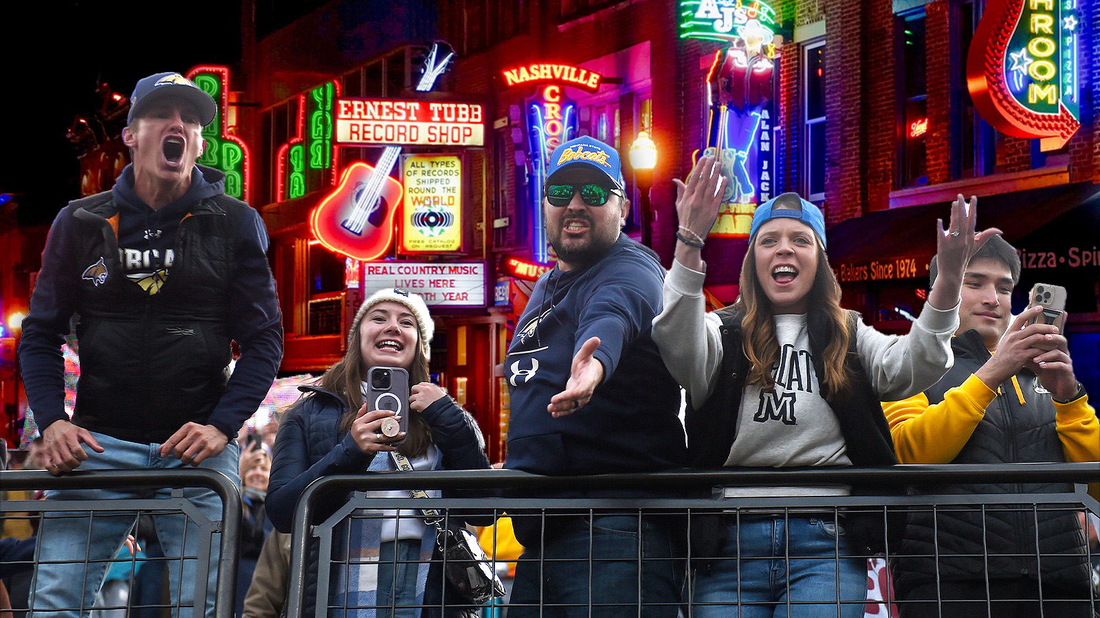 Explicit Rivalry Chant Echoes Across Broadway As Montana State Fans Complete Nashville Takeover