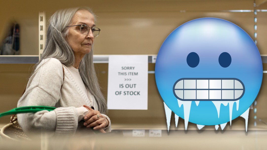 Nashville Weather Grocery Store Groceries Panic Buy Empty Shelves Snow Ice