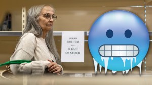 Nashville Weather Grocery Store Groceries Panic Buy Empty Shelves Snow Ice