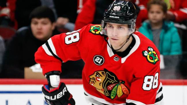 Blackhawks forward Patrick Kane