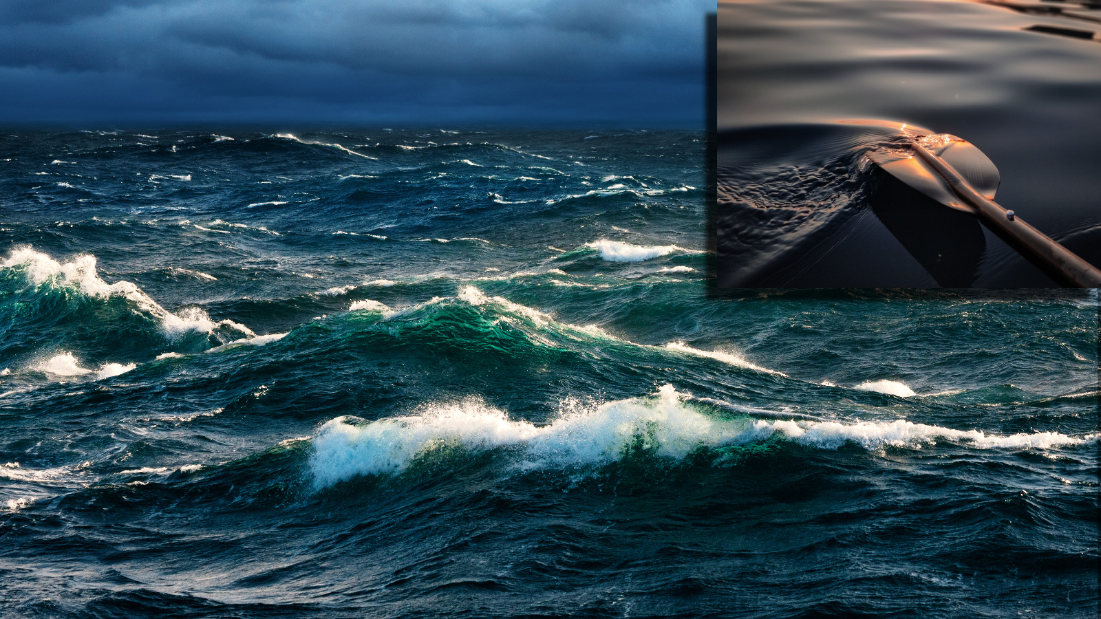 rough atlantic seas