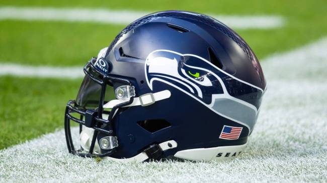 Seattle Seahawks helmet