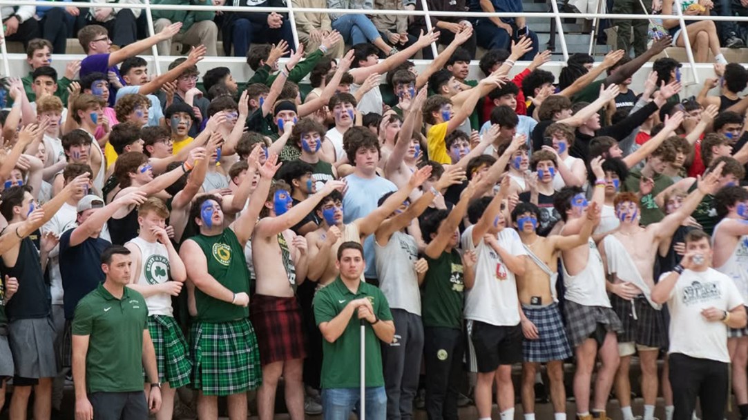 St. Patrick High School Basketball Crowd Chicago Illinois Student Section