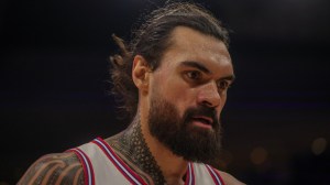 Houston Rockets center Steven Adams from New Zealand