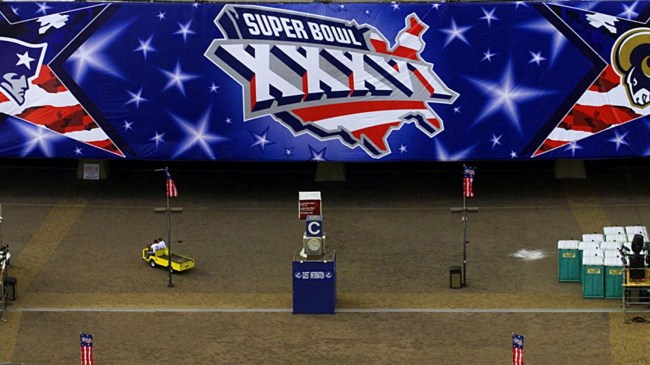 super bowl xxxvi logo