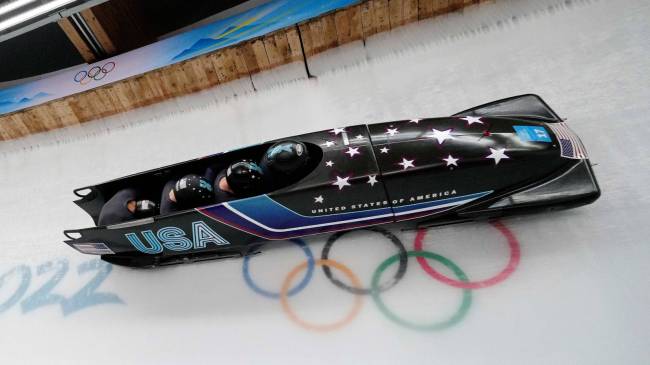 Team USA bobsleigh at 2022 Winter Olympics