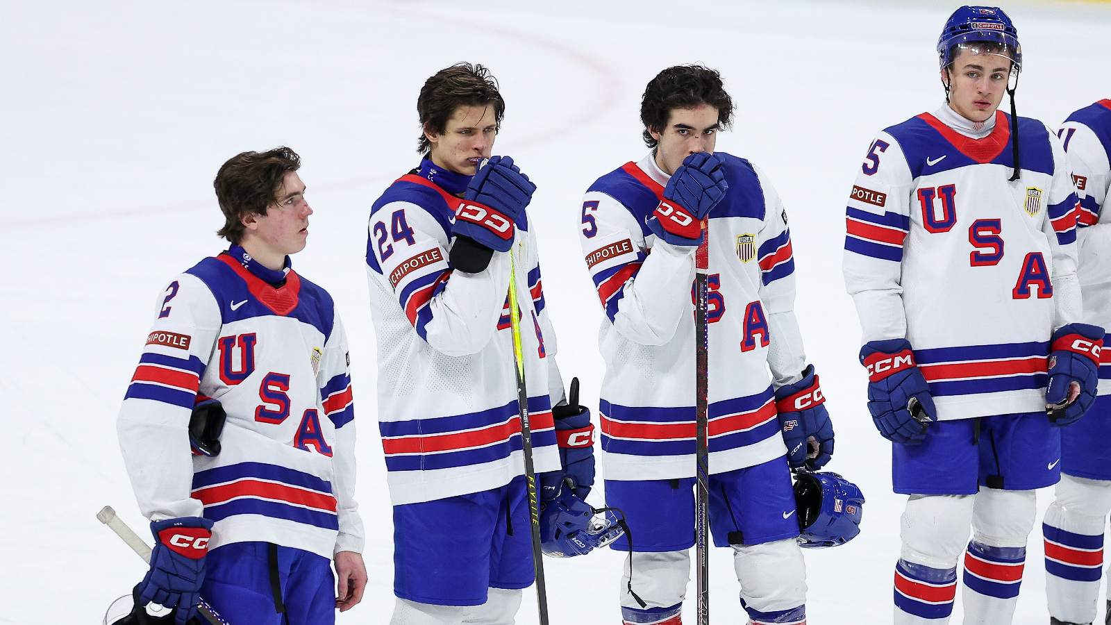Team USA hockey team at 2026 IIHF World Junior Championship at Grand Casino Arena