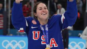Team USA hockey player Abbey Murphy