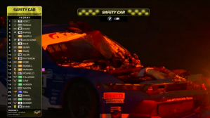 Bathurst 12 hours kangaroo crash German driver Chris Mies had a terrifying, gruesome crash into a kangaroo during the 2026 edition of the famed Bathurst 12 hour race on Sunday in Australia. The endurance race began at 5:45 a.m. local time and had to be halted less than 30 minutes in due to the incident, which left Mies' car, and the poor animal absolutely destroyed. “We were all in line and basically within a thousandths of a second, a millisecond, the kangaroo showed up on the left, obviously at a very high speed,” Mies told Speedcafe. “So the moment I saw it was the impact. It was very unfortunate and it was quite a big one, but honestly, I’m glad that we have such a safe race car, it could have been much worse." Chris Mies Describes Brutal Scene After Crash Into Kangaroo While it could have been worse, Mies did recount a pretty nasty scene. This is the part where animal lovers probably want to turn away. “If I can just imagine the whole kangaroo would have come inside. I mean, half of it was inside, so I’m glad I’m standing here now.” Mies said he ended up having to vomit due to the gruesome nature of the crash. “The issue was, I couldn’t see anything anymore; the windshield was fully smashed. Obviously, I was covered in blood and whatever is inside a kangaroo,” he said. “My eyes were full of blood and, how you call it, the guts from the kangaroo, so I had to clean them first because I had no idea where I was." Safety workers immediately escorted him to the tracks' medical center, where he was able to shower. He then went back to his hotel, where he took a second shower before returning to the track. The incident marks the second time in three weeks that a kangaroo has interrupted a major Australian sporting event. In last month's Santos Tour Down Under cycling race, a crossing kangaroo caused a crash that nearly ended the hopes of race leader and eventual winner Jay Vine.