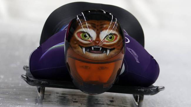 South Korea skeleton racer Hong Sujung at 2026 Winter Olympics